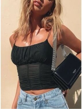 Princess Polly Concordia Mesh Top